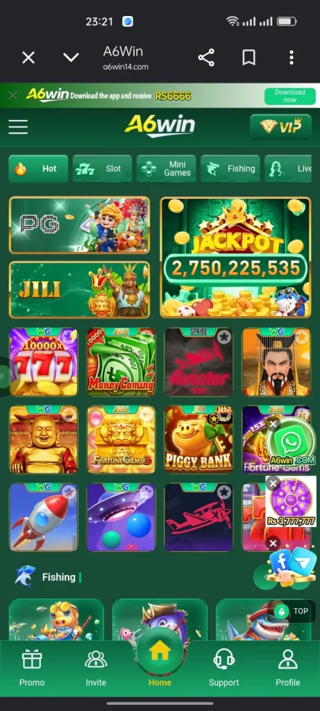 A6Win Game App