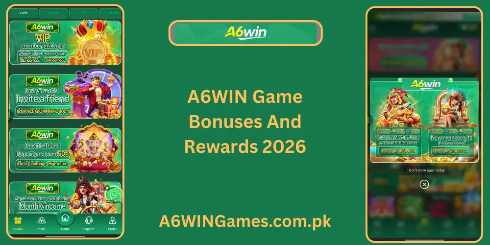 A6Win Game Bonuses And Rewards