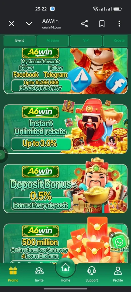 A6Win Money App